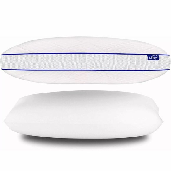 Queen Ventilated Gel Infused Memory Foam Pillow - Picture 3 of 3